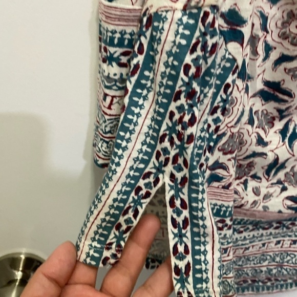 NEW! Lucky Brand Moroccan Style Print Longsleeve Tee - Picture 5 of 6